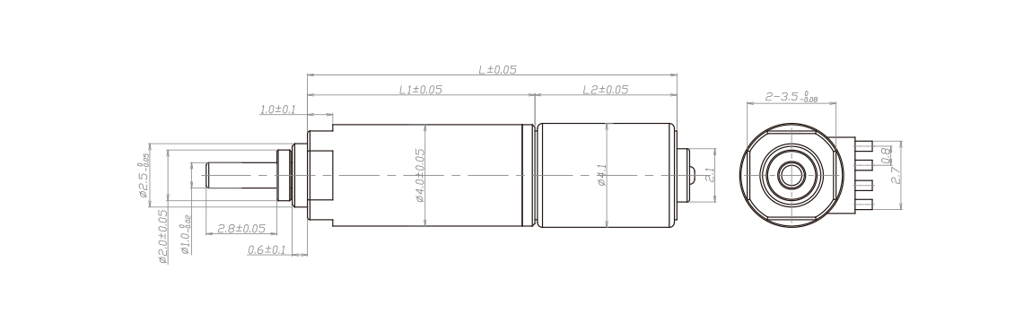 4mm微型步进减速电机